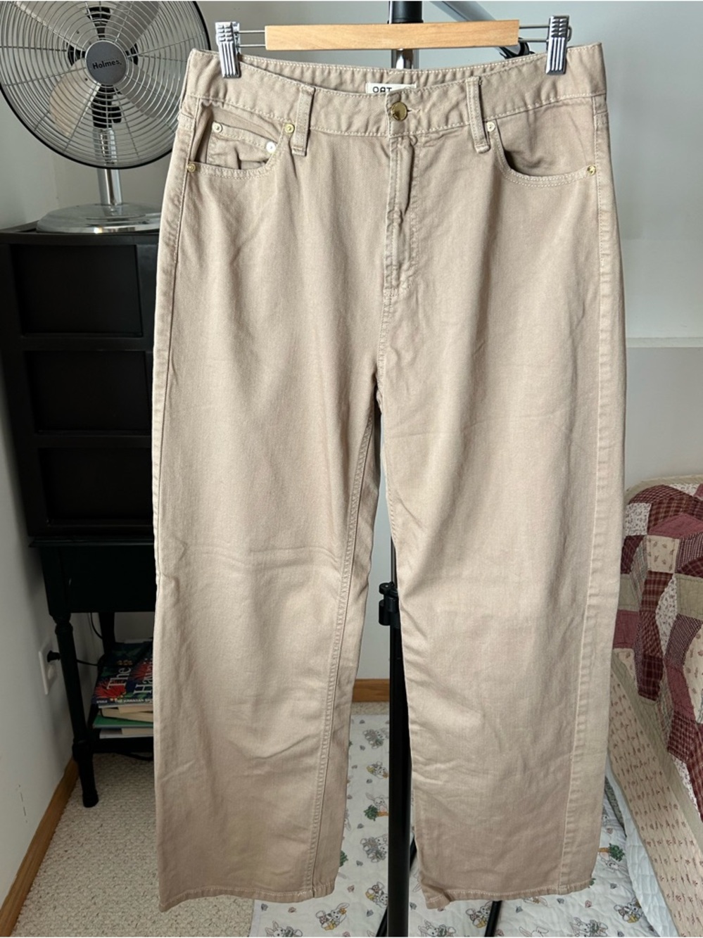 Oat New York High Rise Wide Leg Jeans 10 30